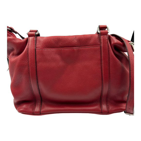 Calvin Klein soft Red Leather Handbag NWT - Picture 5 of 8